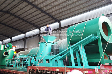 Animal manure organic production line delivery site